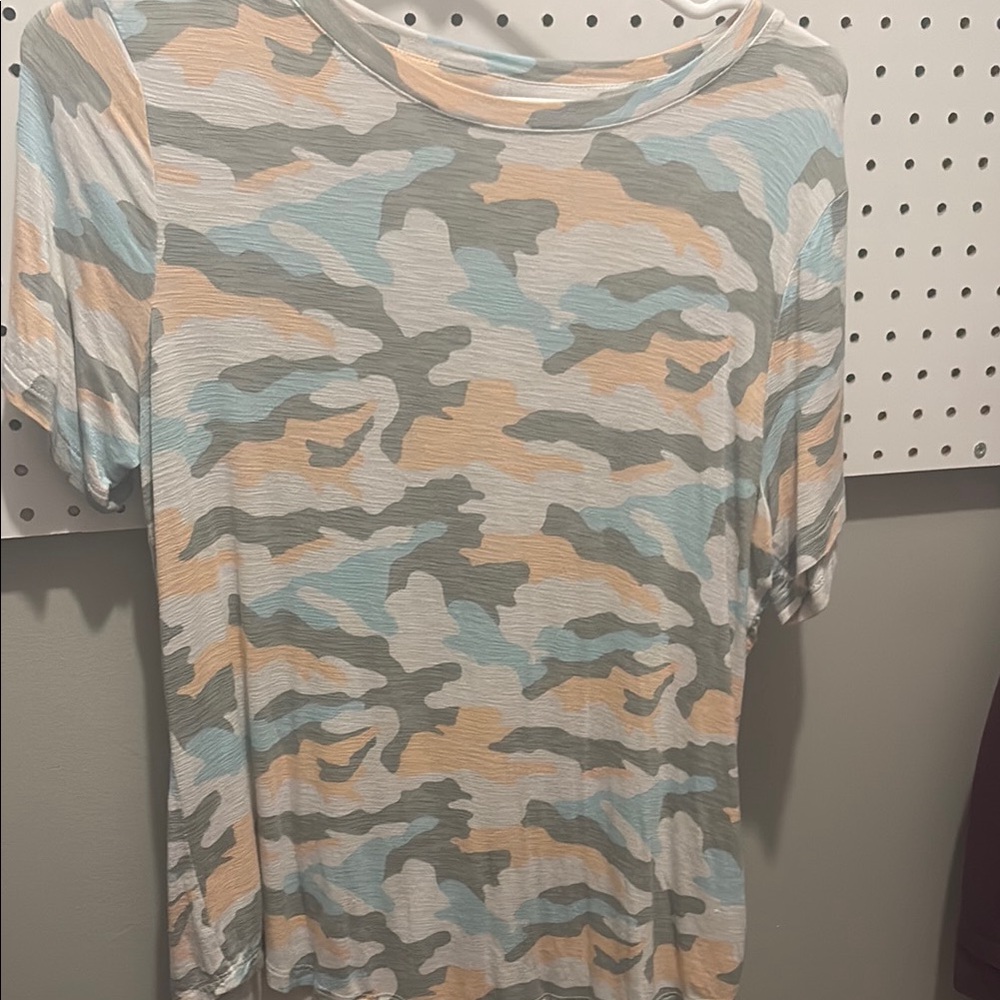 Camouflage Print T-Shirt